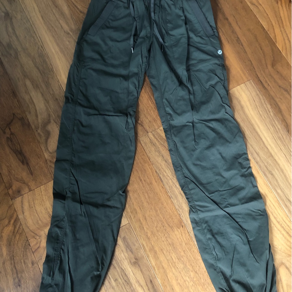 lululemon dance studio pants olive green